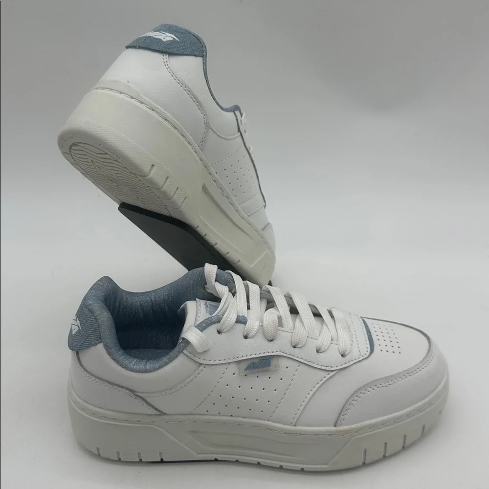 Avia Platform Court Classic Sneakers Women's 6.0 White Lace Up